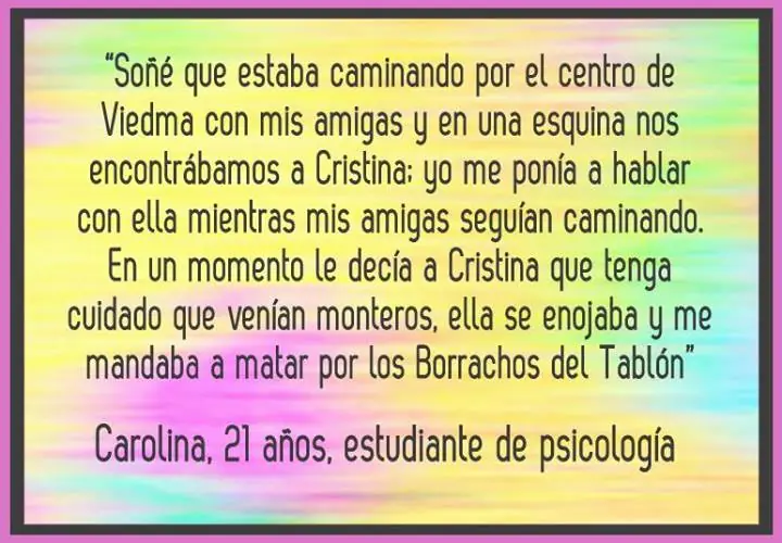 la gente anda soñando