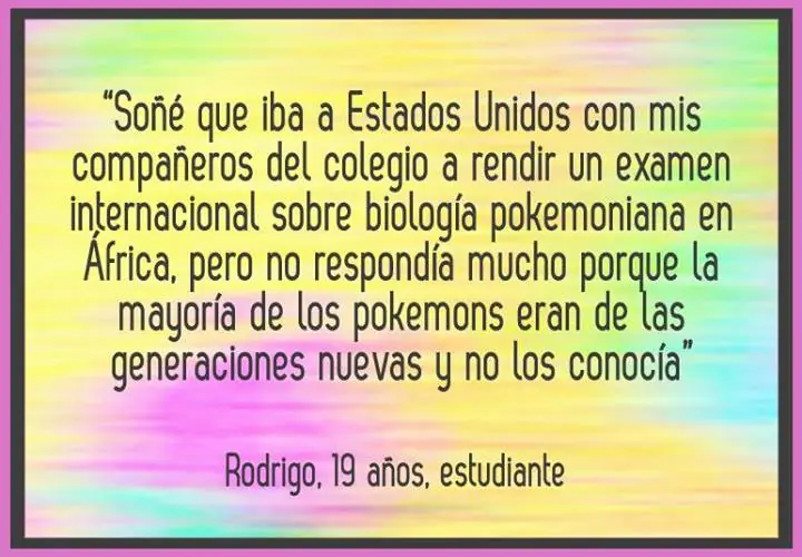 la gente anda soñando
