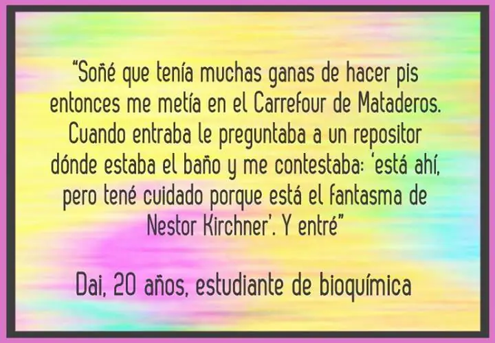 La gente anda soñando
