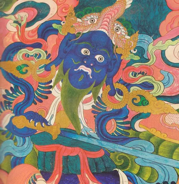 murales tibetanos