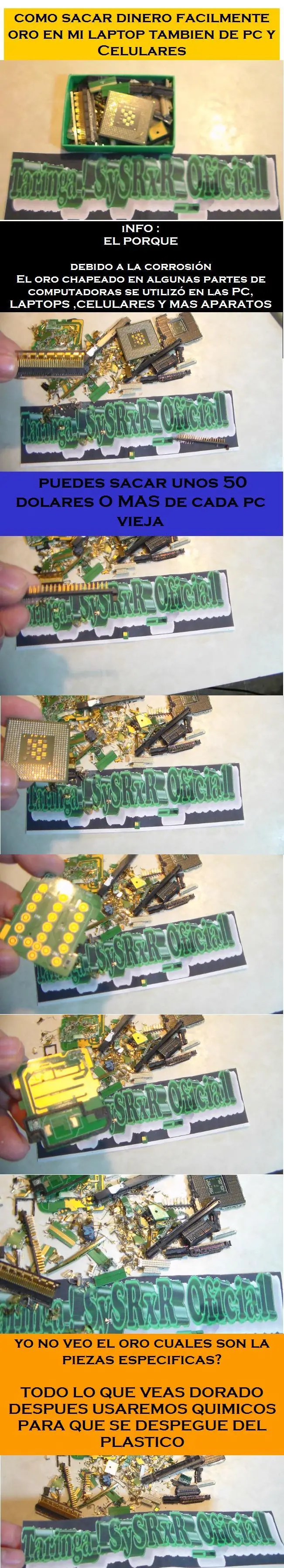 Como Sacar dinero Facilmente oro en mi laptop