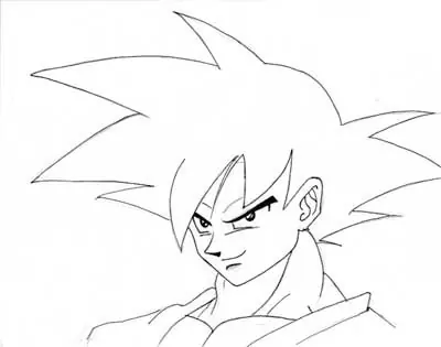 dibujar a goku