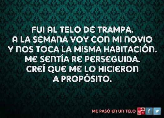 Me pasó en un telo