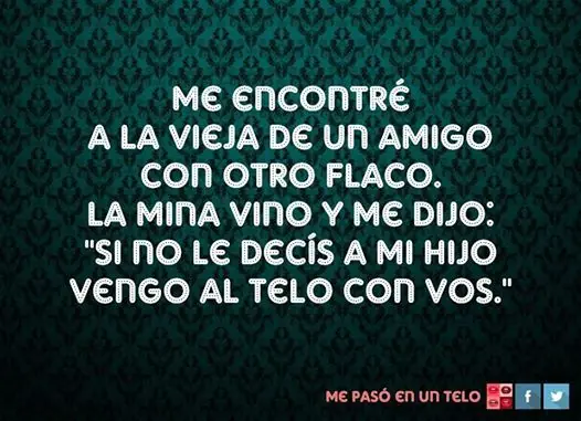 Me pasó en un telo