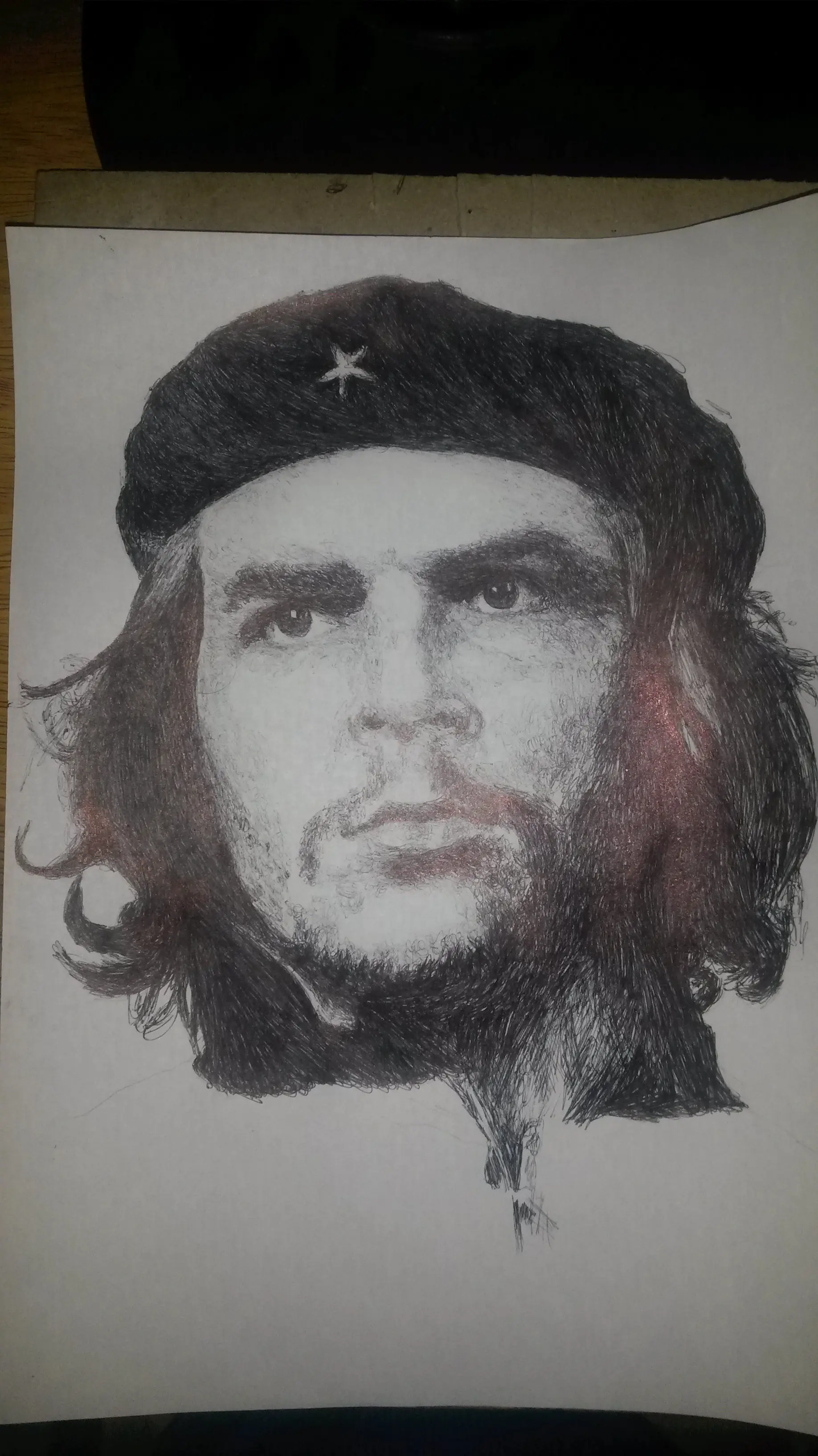 Retrato de Ernesto Che Guevara lapicera