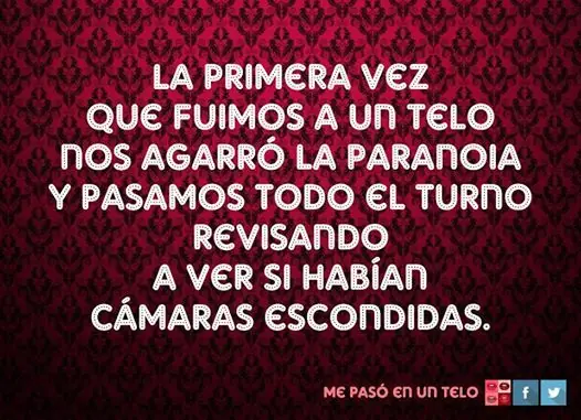 Me pasó en un telo