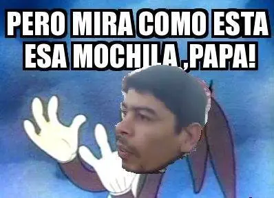 Intento robarle la mochila! Humor