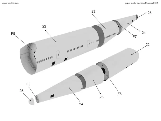 Boeing VC-25 Air Force One Papercraft-papermodel