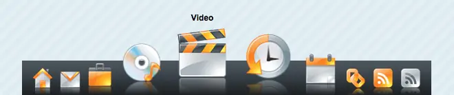 barra estilo Mac para pagina Web, CSS Dock Menu