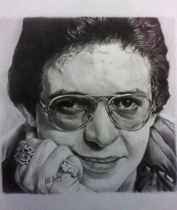retrato a lapiz