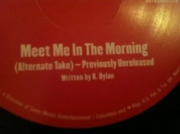 Bob Dylan Meet Me In The Morning - Alternate Take (Vinilo)