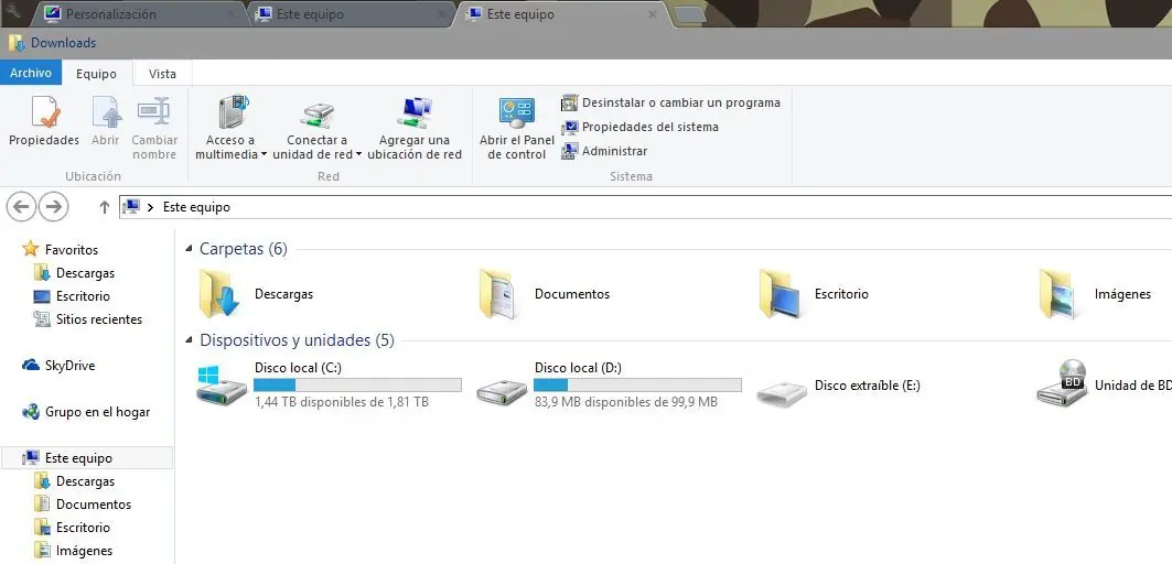 explorador de windows