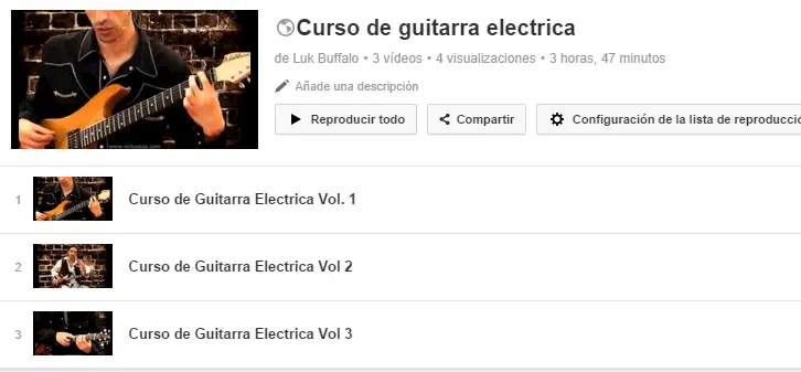 Curso de Guitarra Electrica