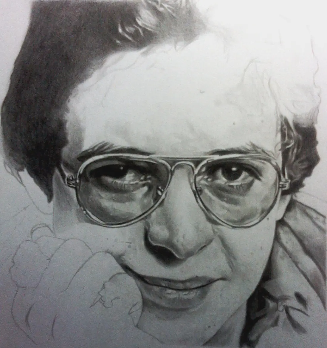 Retrato a lápiz paso a paso. Hector Lavoe.