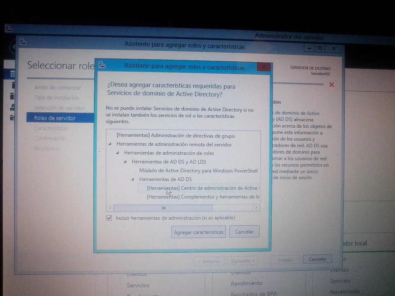 Instalacion de Active Directory en Windows Server 2012