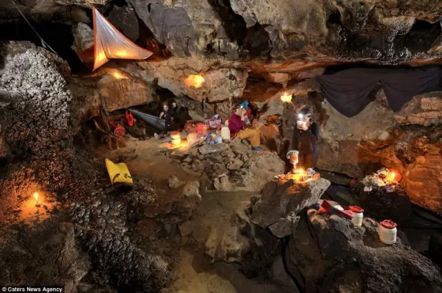 Estas cuevas son tan grandes que tienen su propio clima