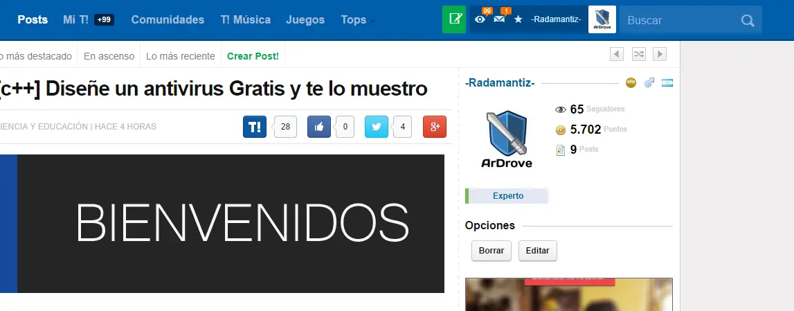 [c++] Diseñe un antivirus Gratis y te lo muestro
