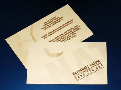 tarjetas comerciales