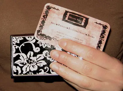 tarjetas comerciales