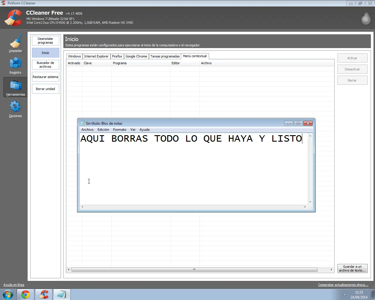 Nueva forma de acelerar windows!