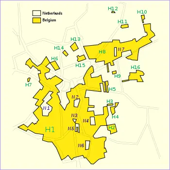 Baarle Hertog, la ciudad de dos paises