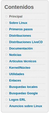 Páginas sobre Linux
