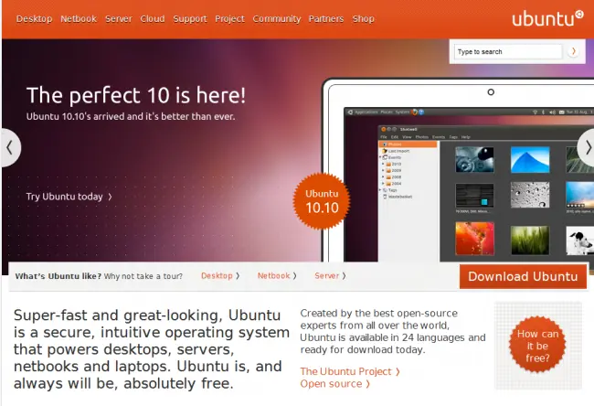 El 10 de abril finaliza el ciclo de Ubuntu 10.10 Maverick M