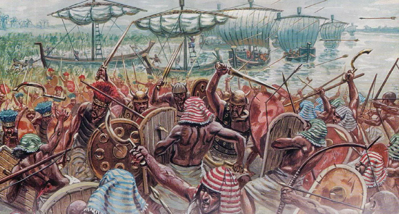 Batalla del delta del río Nilo