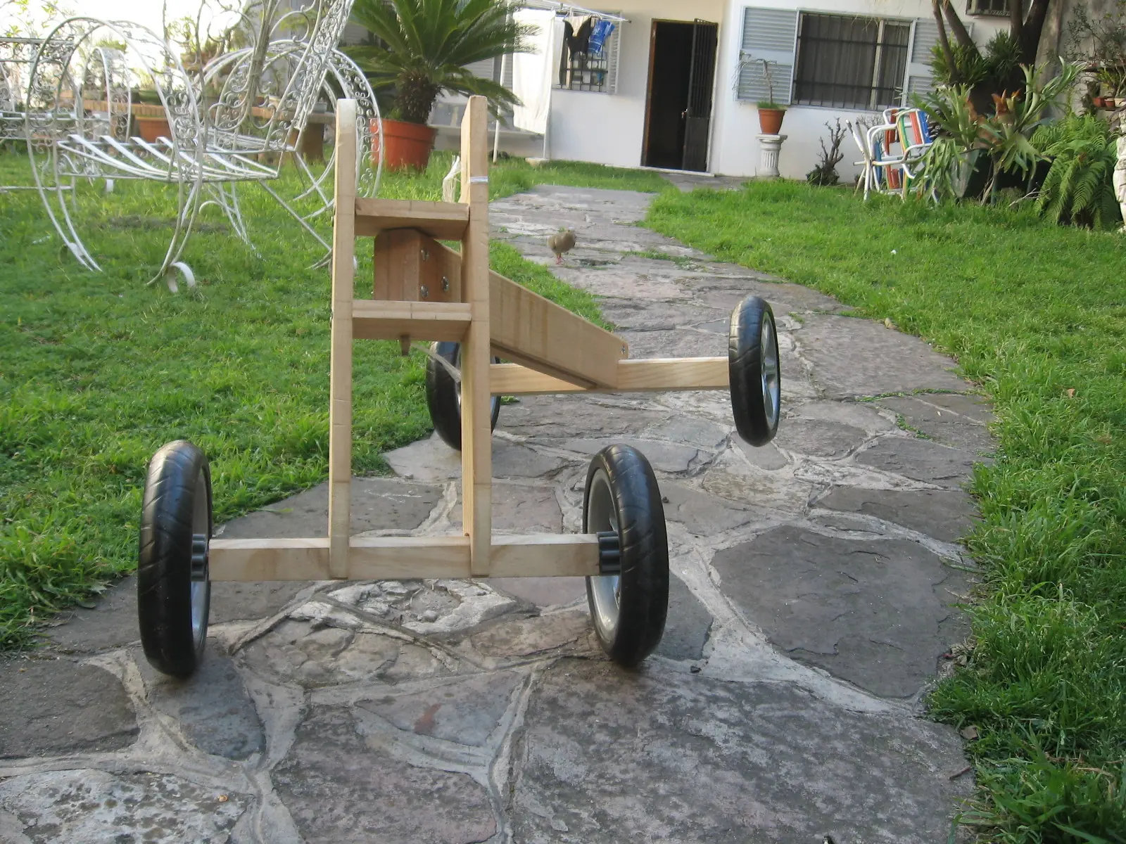 triciclo de madera