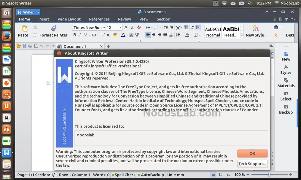 WPS Office 64 bits para Linux