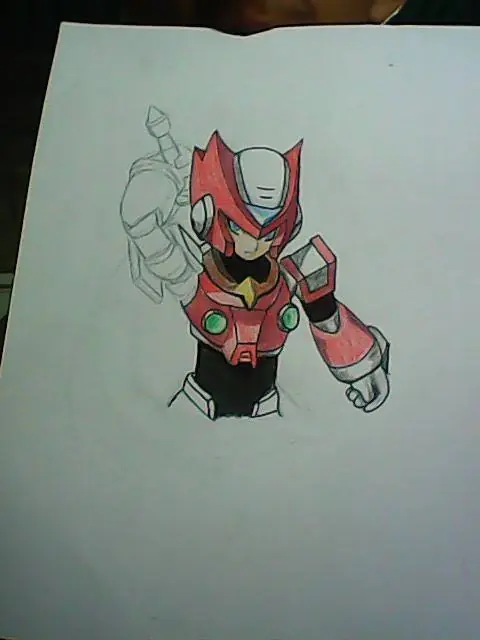 Dibujo Megaman zero