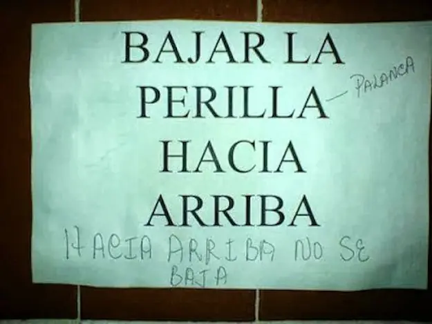 de escribir
