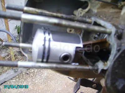 Cambio de piston a motocultor Mo