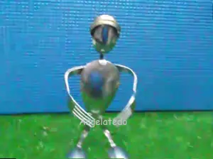 Muneco facil de hacer con cuchar