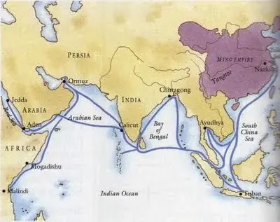 El gran almirante Zheng He