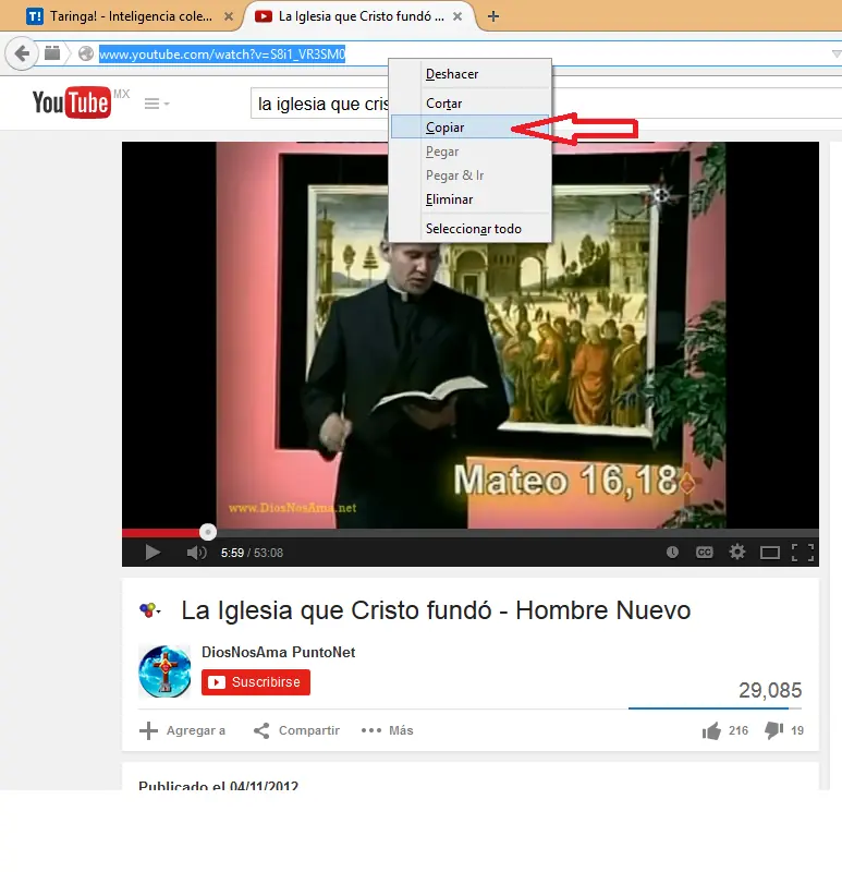 Como convertir el audio de un video de Youtube a Texto