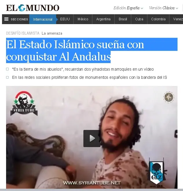 El Estado Islámico sueña con conquistar Al Andalus