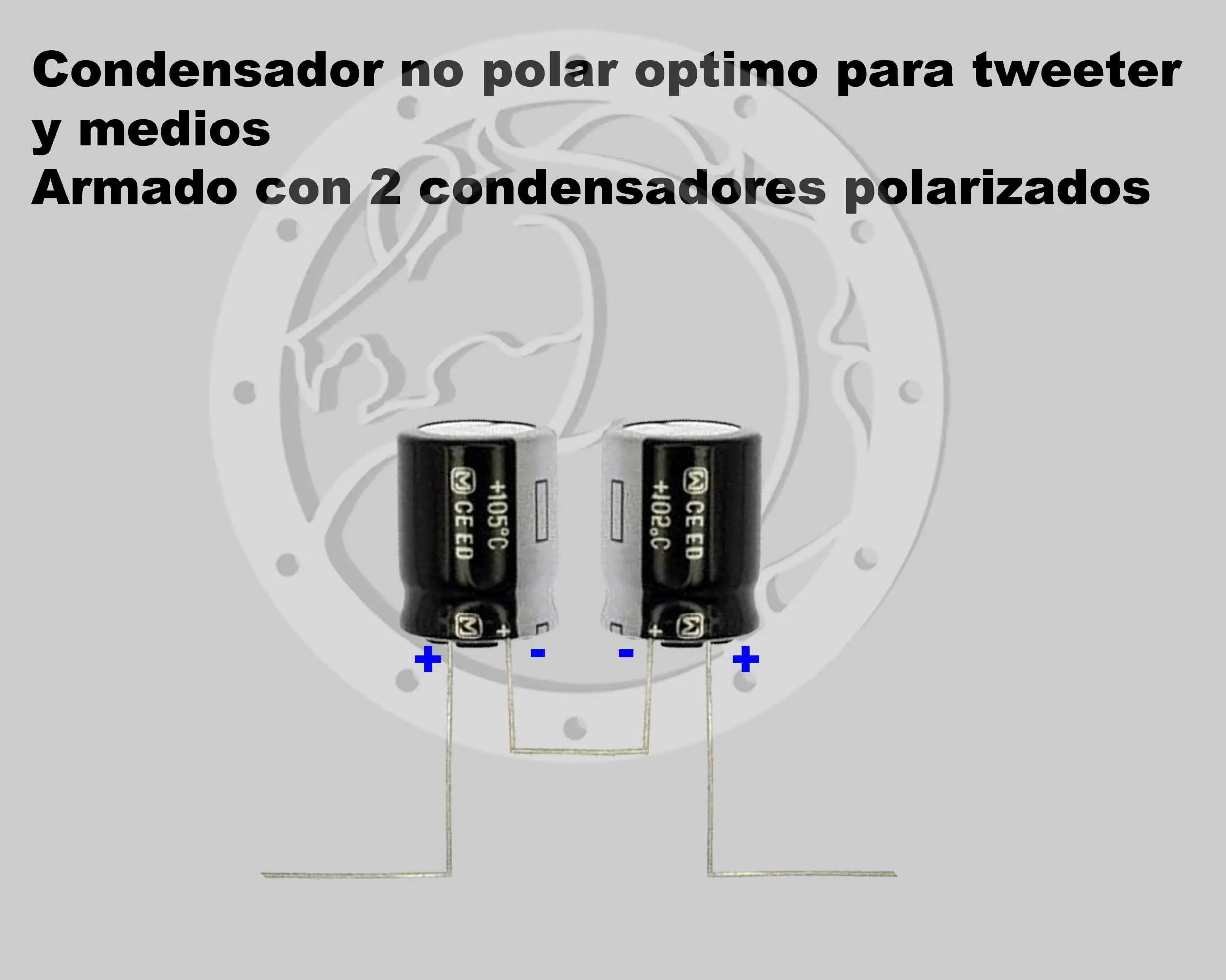 Conexiones muy simples para parlantes, Crossover Pasivo