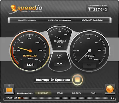 ¿Cual es mi velocidad de internet?