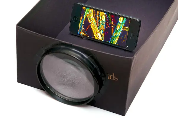 diy proyector casero con smartphone
