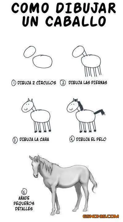 Aprende a dibujar un caballo