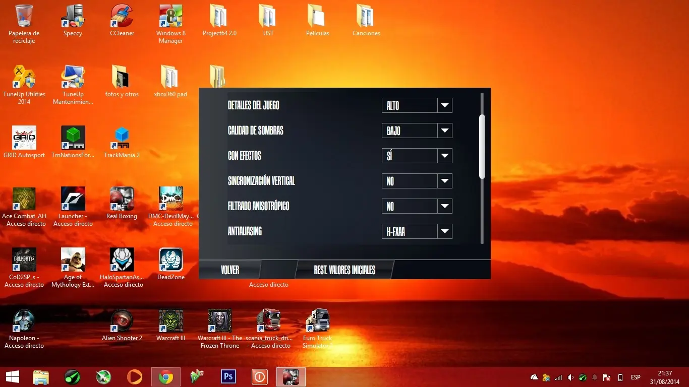 configuraciones