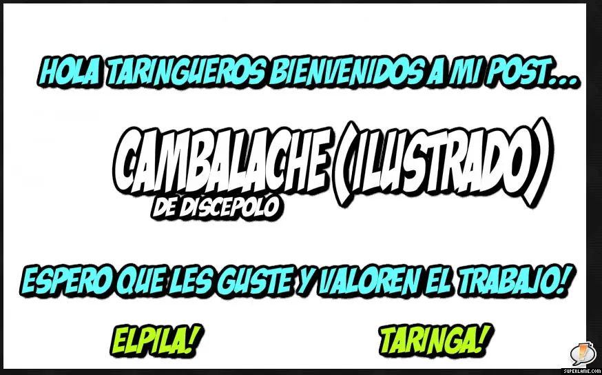 Cambalache...(Ilustrado)El tango de Enrique Santos Discepolo
