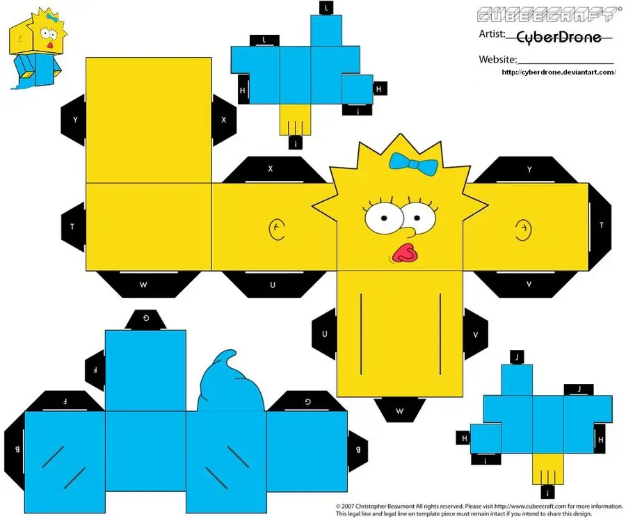 El mejor post de Cubeecraft(muñecos de papel)