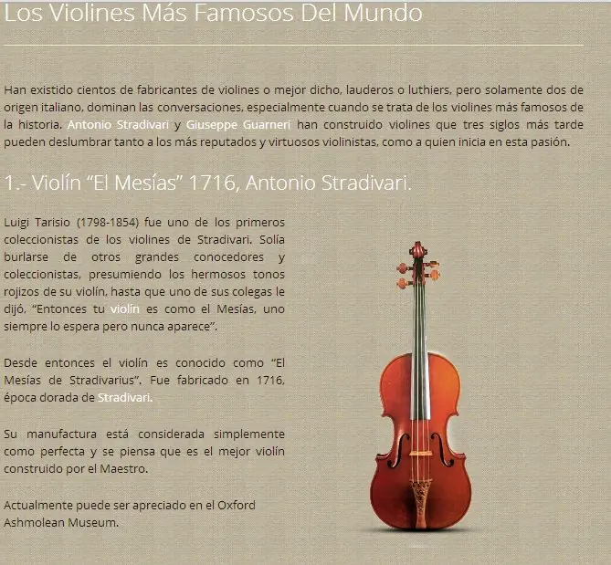 violin