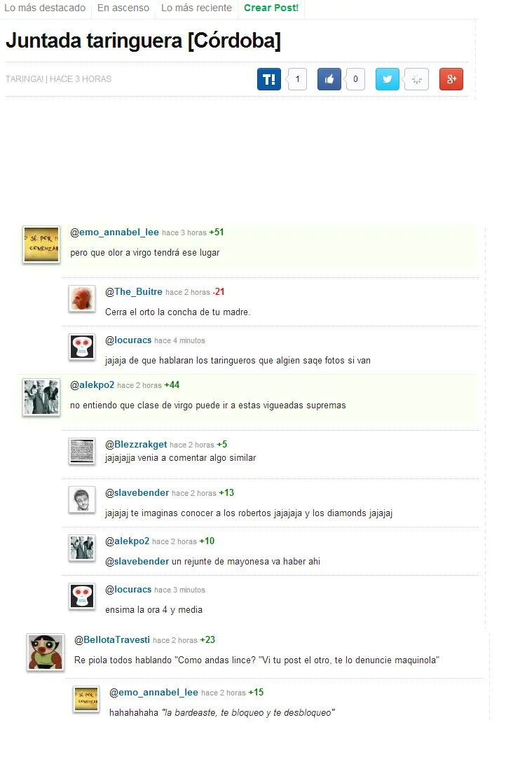 comentario