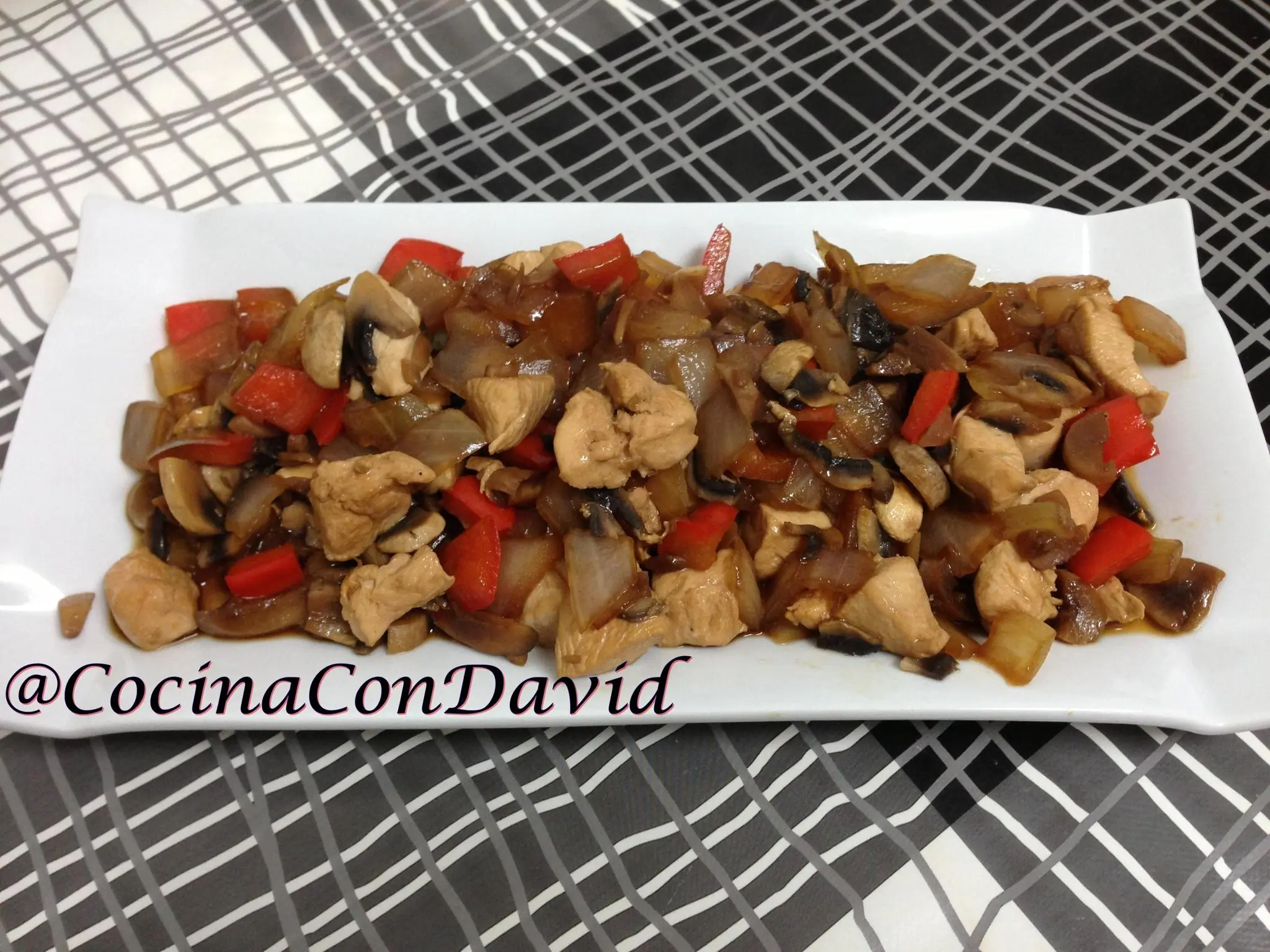 Wok de pollo // Cocina con David