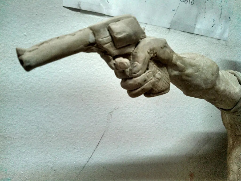 the walking dead escultura
