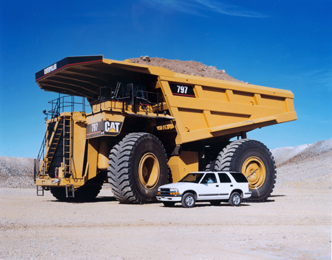 Simplemente impresionante (Caterpillar 797B)