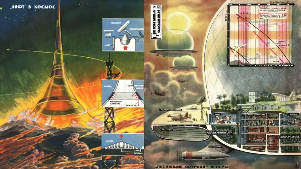 U.R.S.S: cómo imaginaban el  futuro